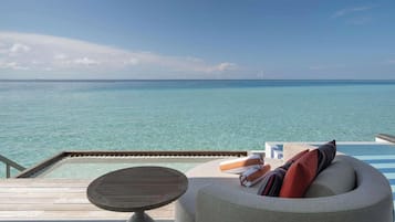 Ocean Water Pool Villa | Premium bedding, memory foam beds, minibar, in-room safe