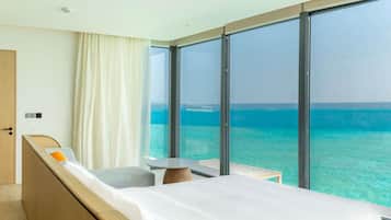 Two-Bedroom Ocean Water Pool Atelier | Premium bedding, memory foam beds, minibar, in-room safe