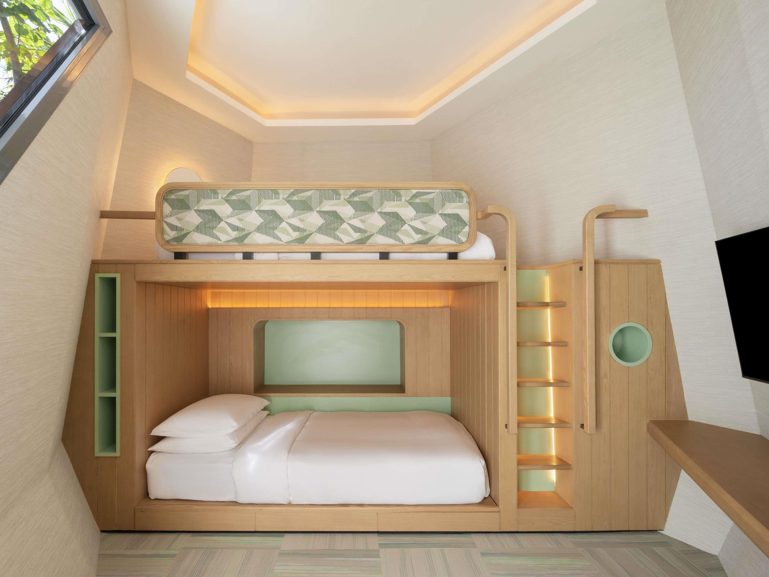 Family Beach Pool Villa with Capsule | Premium bedding, memory foam beds, minibar, in-room safe