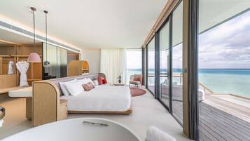 Premium bedding, memory-foam beds, minibar, in-room safe