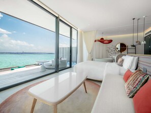 Premium bedding, memory-foam beds, minibar, in-room safe