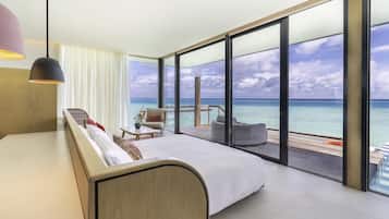 Ropa de cama de alta calidad, camas con efecto memoria y minibar