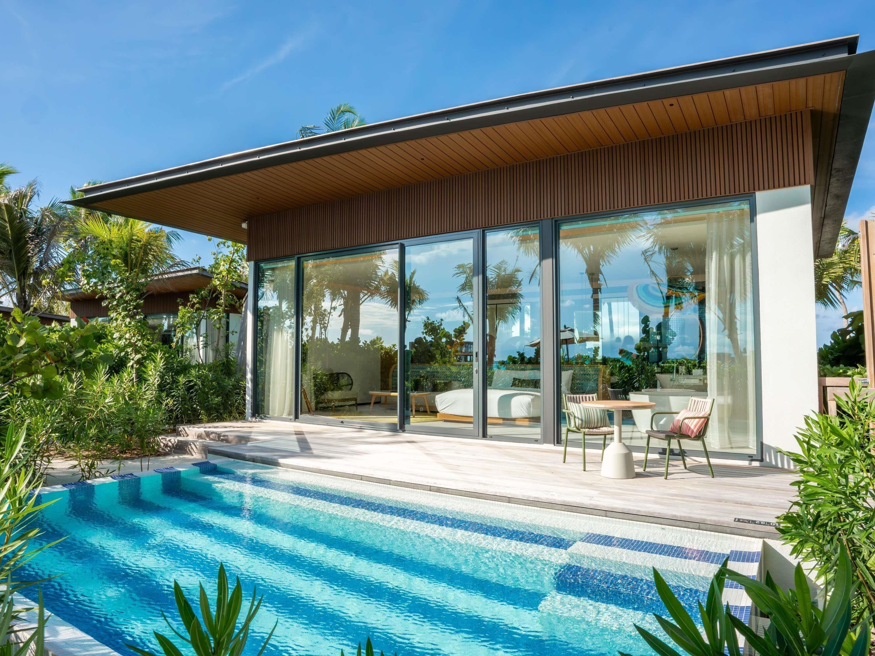 Family Beach Pool Villa with Capsule | Premium bedding, memory foam beds, minibar, in-room safe