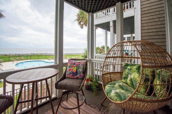 Cottage, 1 Queen Bed, Balcony, Pool View | Property grounds - 708 Ocean Cottage (Fripp Island)