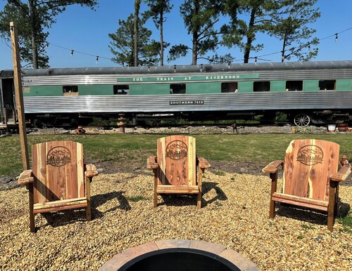 Sleeper Train Car on the River! Campground Type Property. 100 acres!