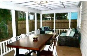 Outdoor dining