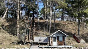 Exterior - Beautiful lake home on Lower Whitefish, sauna at the lake, 5 min to Crosslake!  (Crosslake)