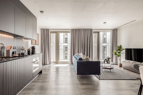 Apartamento, 2 habitaciones | Zona de estar