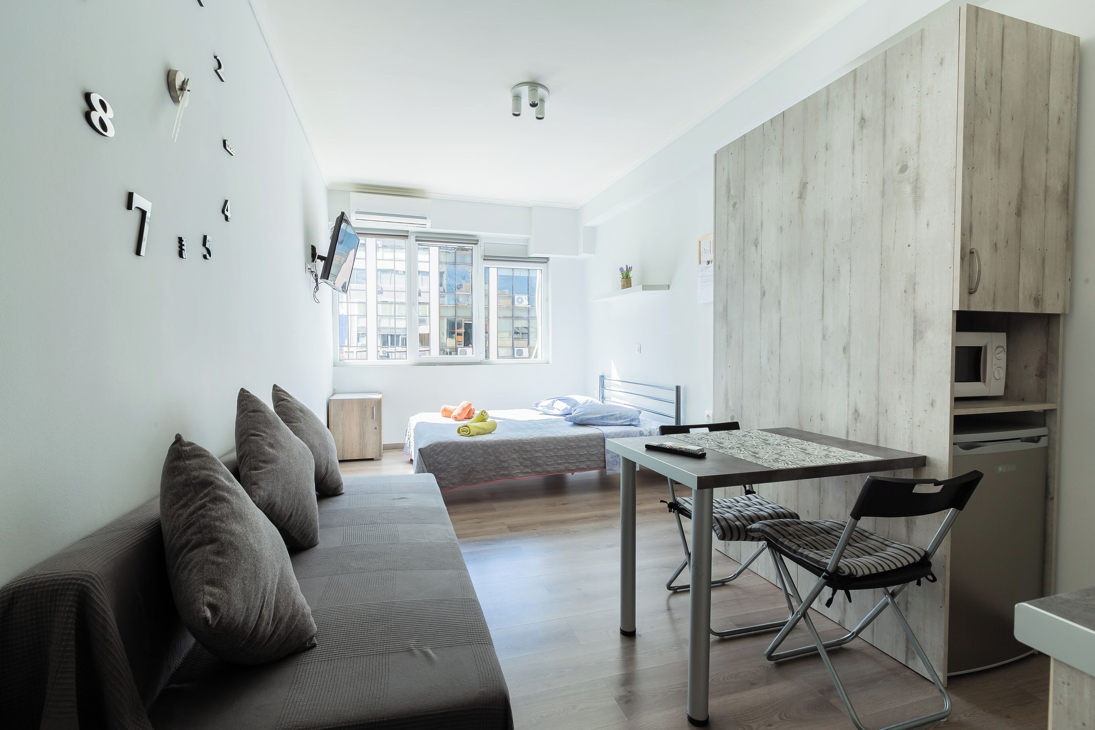 1 chambre, coffres-forts dans les chambres, bureau, Wi-Fi gratuit