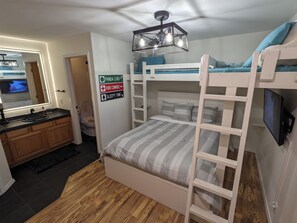 1 chambre, bureau, Wi-Fi, draps fournis