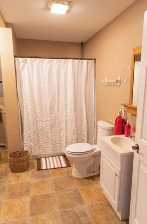 Towels, soap, toilet paper