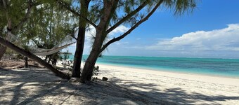 BRAND NEW Beachfront Villa best sandy beach in TCI with pool Fox Tail Palm Villa