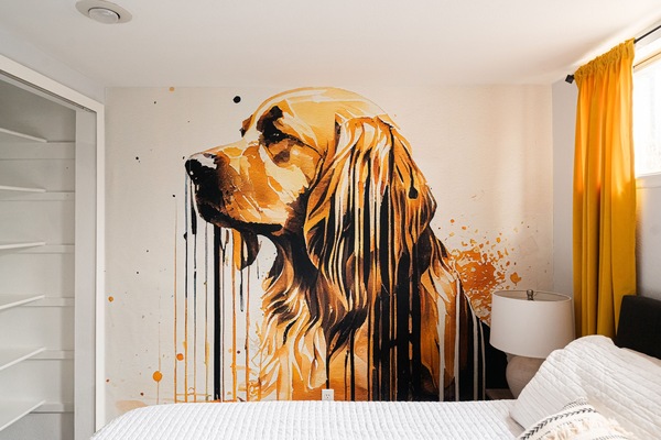 4 bedrooms, desk, iron/ironing board, travel crib