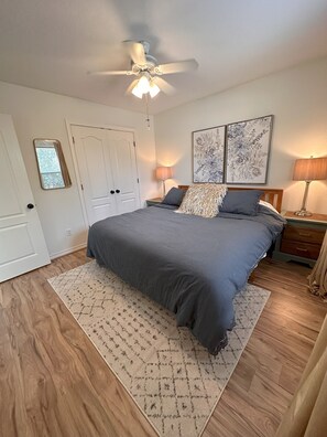 4 bedrooms, travel cot, free WiFi, bed sheets