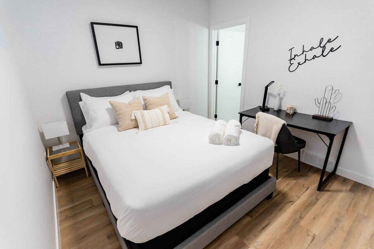 3 slaapkamers, een bureau, een strijkplank/strijkijzer, gratis wifi