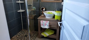 SĂšche-cheveux, savon, shampoing, papier toilette