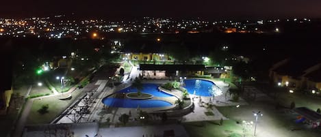 Indoor pool, a heated pool