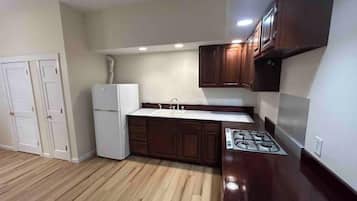 Fridge, electric kettle