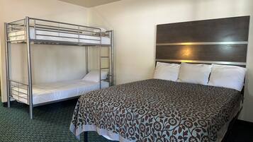 1 bedroom, blackout drapes, iron/ironing board, free WiFi