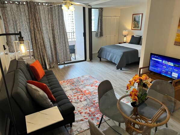 1 chambre, fer et planche à repasser, Wi-Fi, draps fournis