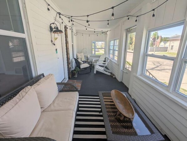 TV connectée, cheminée