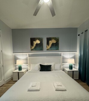 4 bedrooms, iron/ironing board, travel cot, WiFi