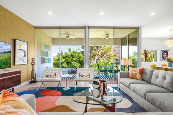 Smart TV, books, stereo, computer monitors