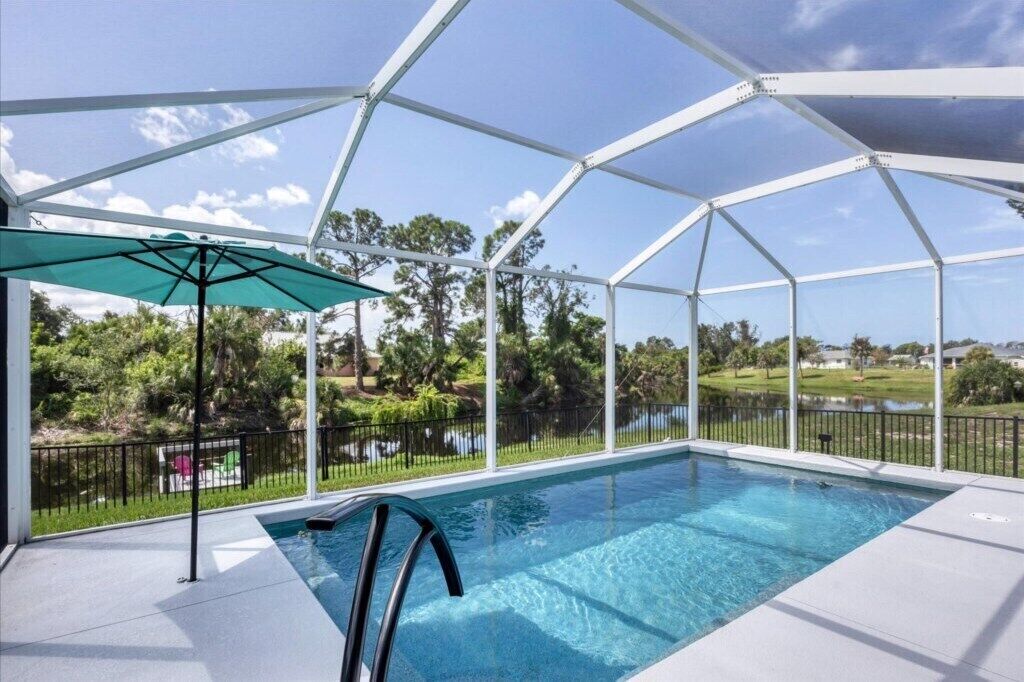 Heron's Nest- A Modern Pool Home with Water Views Near Beaches!