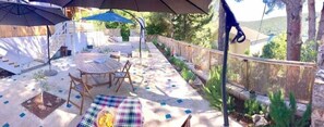 Outdoor dining - Apartment "Maslinada", Villa Boskovic, Bigova (Bigova)