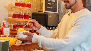 Kontinental frokost er inkludert hver dag