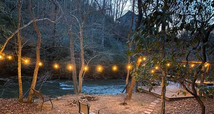 River Retreat on the Nottely river in Blairsville, GA. Fishing&Hiking Lic#033210