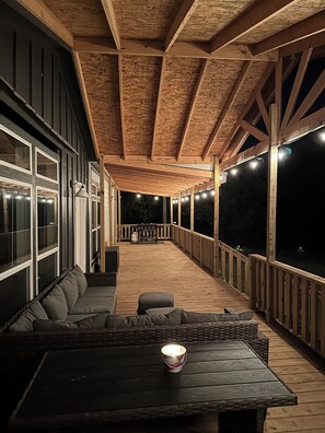 Terrace/patio - Possum Kingdom Lakefront Ranch - 5 Minutes from Rocker B (Graford)