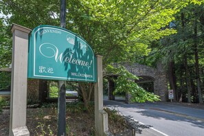 Property grounds - Charming Pet-Friendly Cottage Walkable to Town! (Black Mountain)