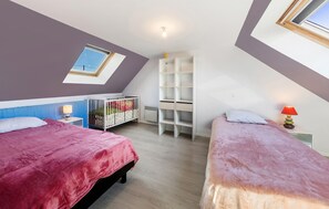 2 Schlafzimmer, Reisekinderbett, kostenloses WLAN
