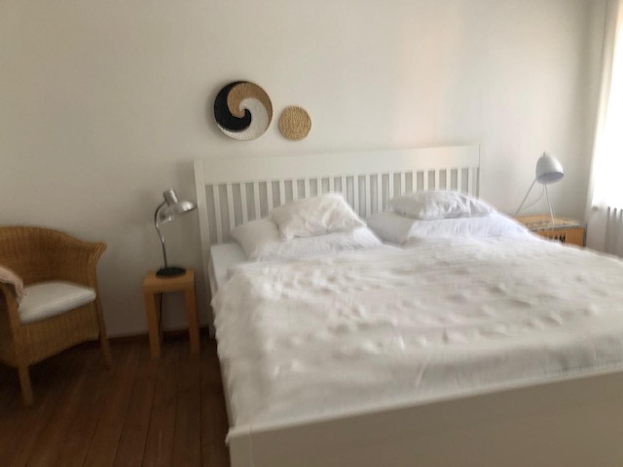 Ferienwohnung Beim Bienagassl - 78 qm mit Balkon-Schlafzimmer mit Dop