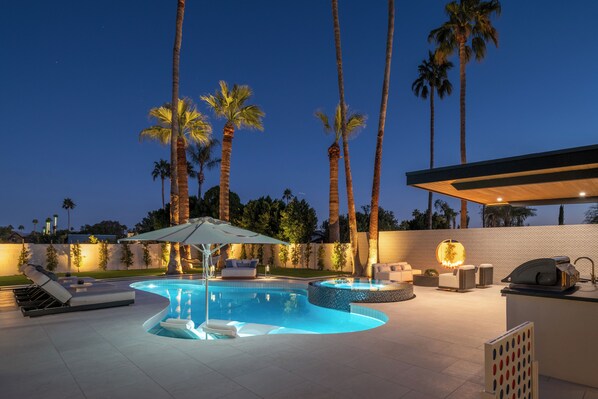 Außenpool, beheizter Pool