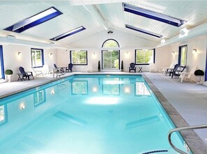 Indoor pool, a heated pool