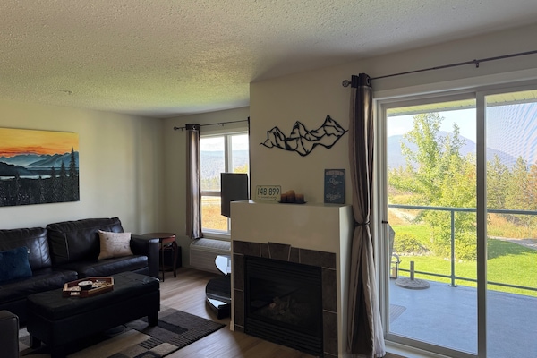 Smart-tv en een open haard