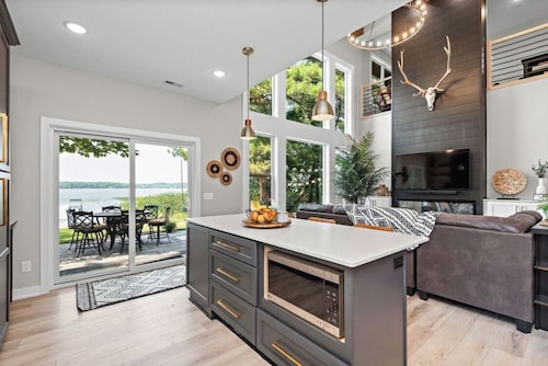 New lake Retreat 1.5 hours from Twin cities in the heart of WI cabin country!