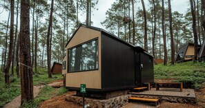 Cabane | 1 chambre, bureau, Wi-Fi gratuit, draps fournis