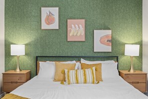 2 bedrooms, iron/ironing board, travel crib, free WiFi