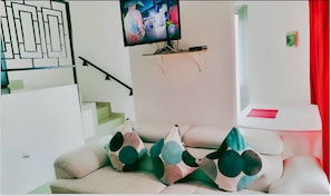Apartment, 1 Bedroom, Smoking, Patio | Living area - Departamentos Villas Capdeviel (Cancun)