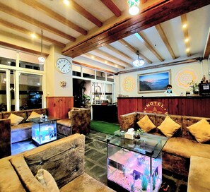 Zona de estar del vestíbulo