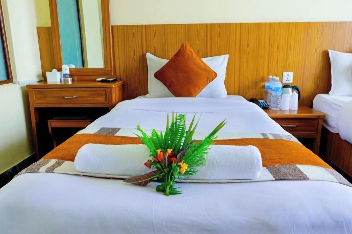 Premium bedding, WiFi (free), bed sheets
