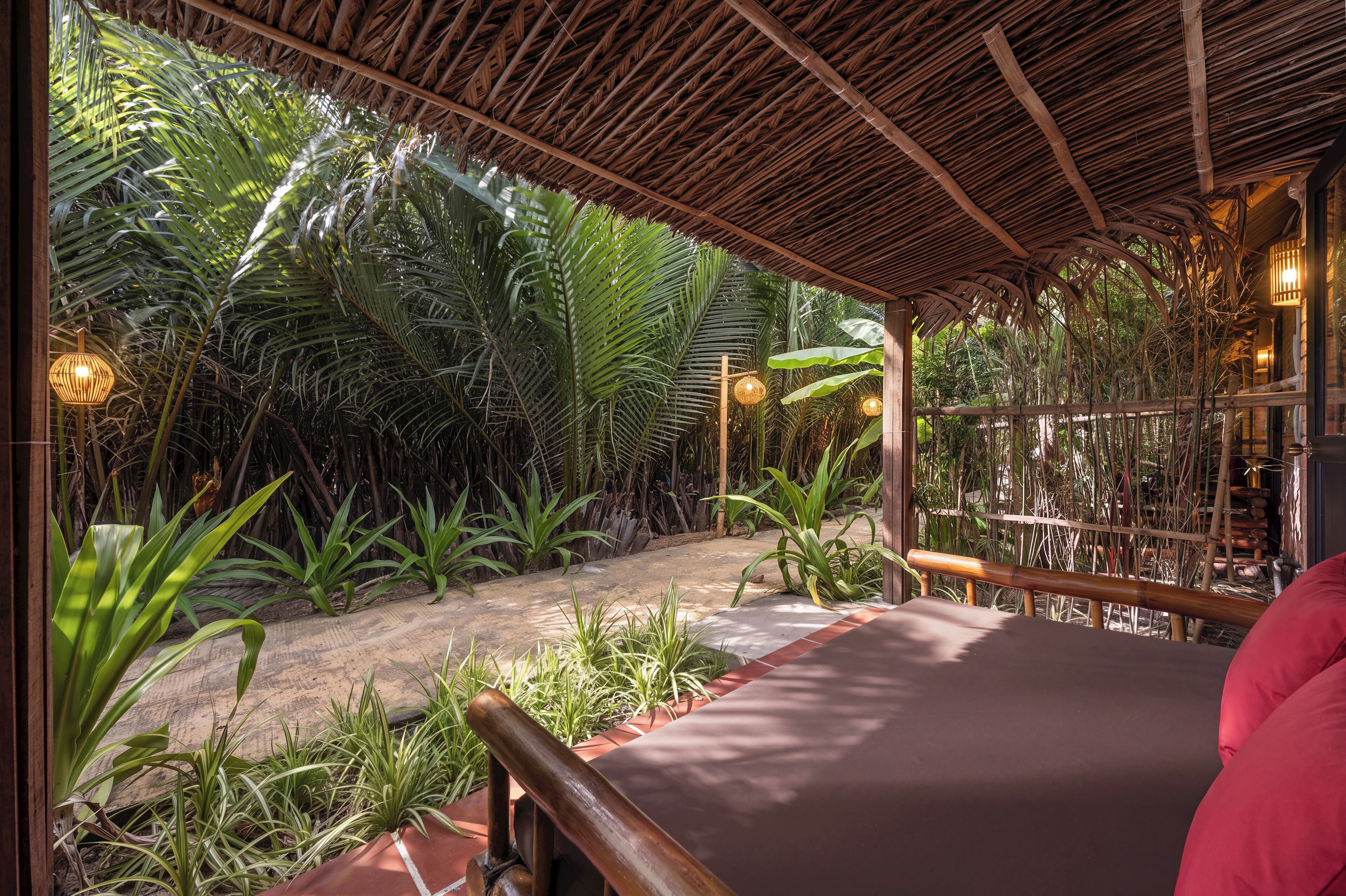 Deluxe Double Room, Coconut Forest View | Terrace/patio