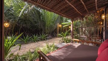 Deluxe Double Room, Coconut Forest View | Terrace/patio