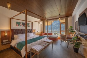Superior Room, Balcony, Mountain View | Desk, blackout curtains, free WiFi, bed sheets -  Echor HImalayan Heights Resorts & Spa Manali (Manali)