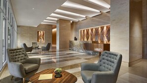 Sitteområde i lobbyen