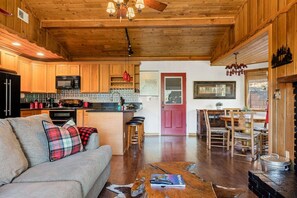 TV connectée, cheminée