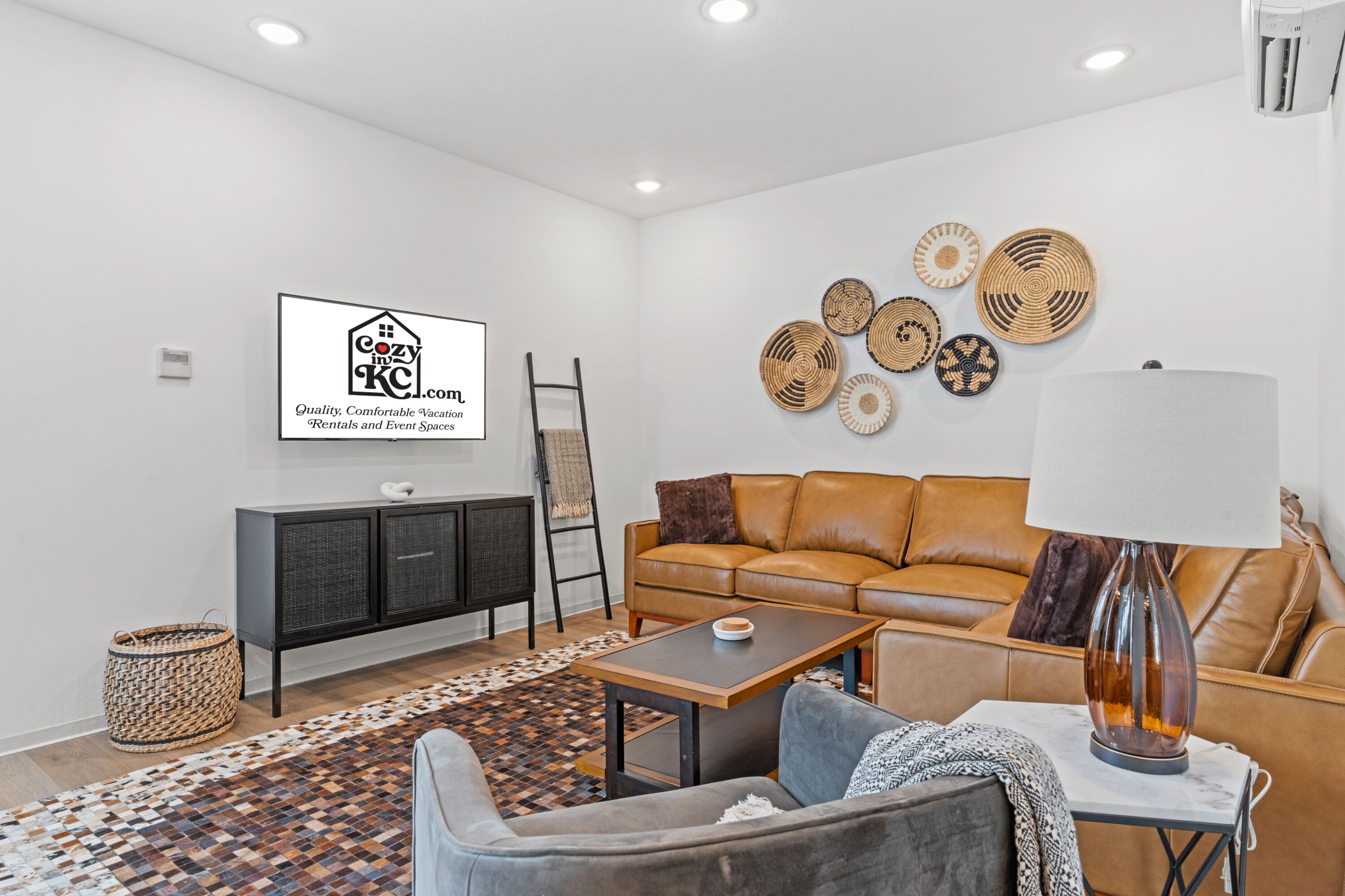 Smart-tv en een kantoor